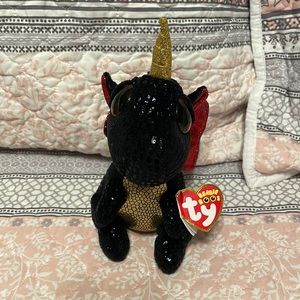 TY Beanie Boos Grindal the Dragon 6" UltraSoft Collectible Plush NWT